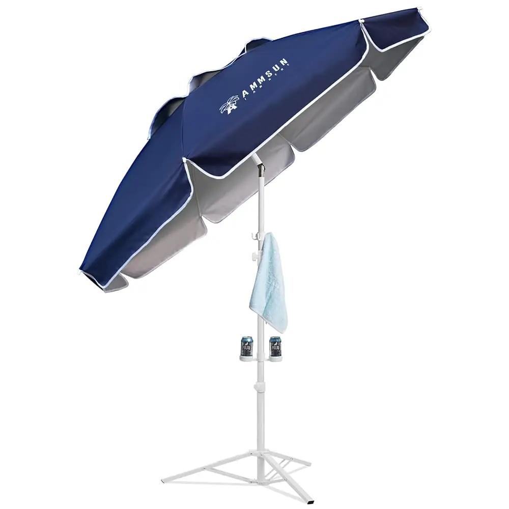 

Shade Umbrella, Premium Portable Umbrella With Stand, 6.5Ft Lightweight Free Standing Canopy For Sporting Games, Adjustable Sun