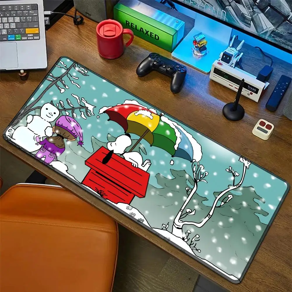 

Cartoon S-snoopys Mouse Pad Rubber Mat Laptop Xxl Mousepad Notebook Gamer Computer Table Gaming Accessories
