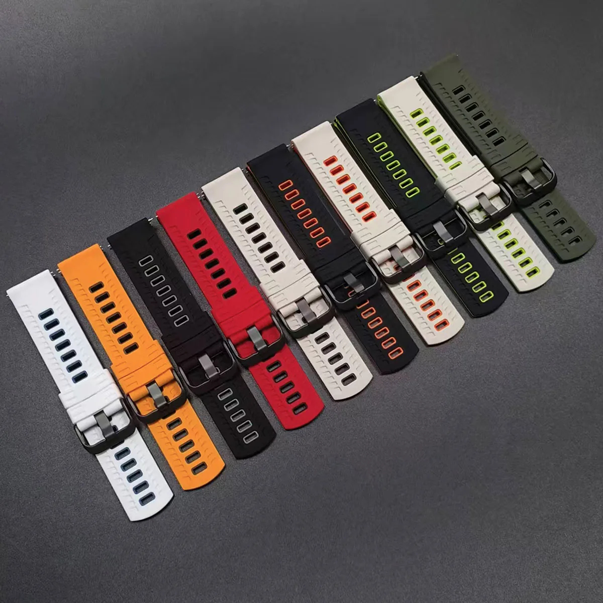 22mm Wrist Strap For COLMI V75 GPS V73 P81 P71 P68 Silicone Watch Band For COLMI C8 Max/C81/M42/i30 Bracelets Replace Watchband