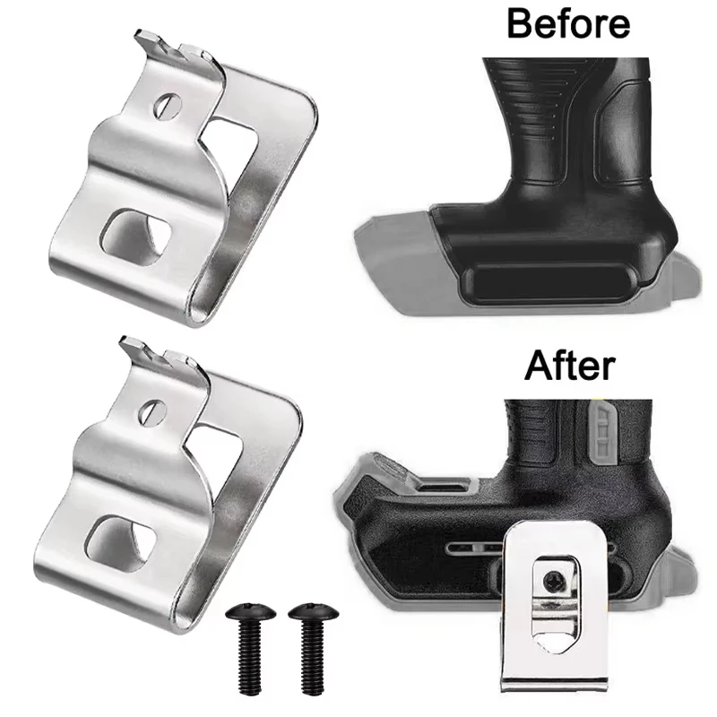 1pc Belt Hook for Dewalt/Makita/Bosch/Milwaukee/Worx 18V 20V Cordless Drills Wrench Holder Clip Hooks Power Tool Accessories