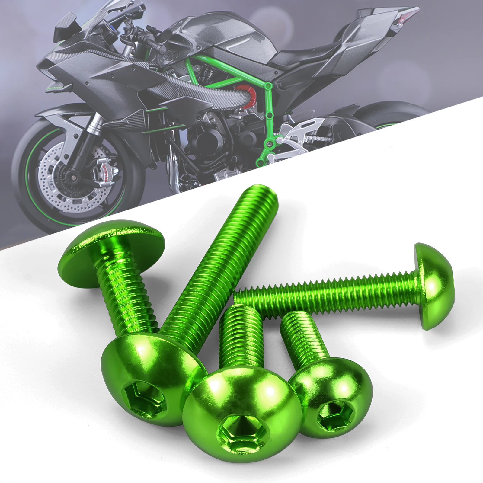 190PCS Motorcycle Racing Fairing Bolts Kit Fastener Clips Screw for Suzuki GSX1300R Hayabusa YAMAHA YZF R1 R15 R25 R3 R6 R125