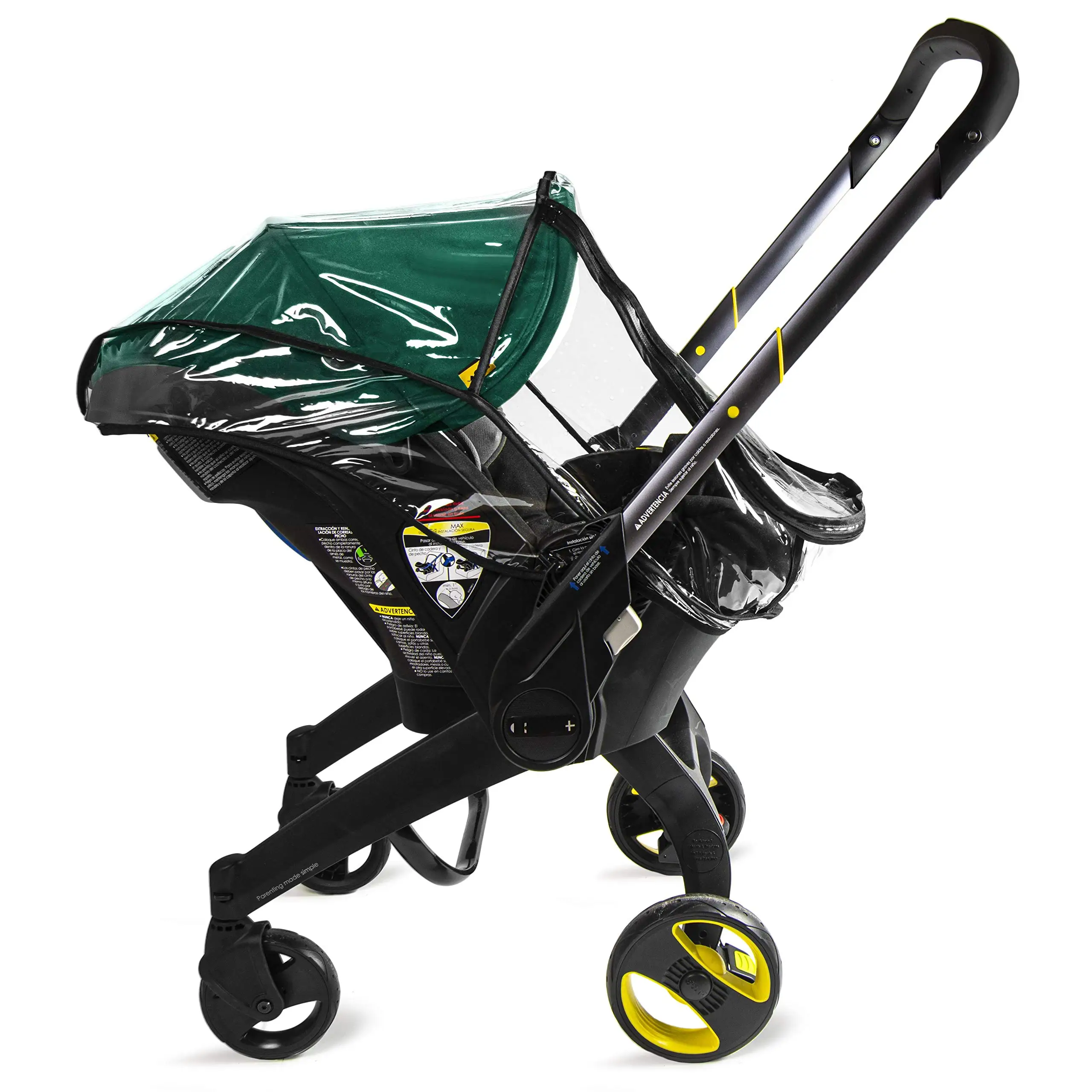 Regenschutz verdickt transparent EVA HD Vision Kinderwagen Regenmantel für doona Kinderwagen 3-in-1 Baby-Reisezubehör