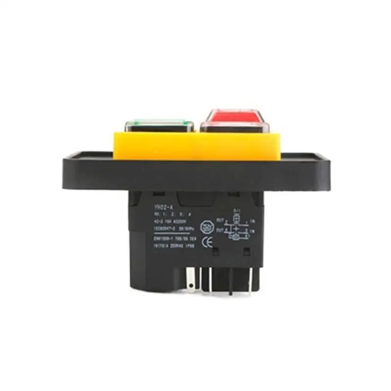 

652F YH01-A Electromagnetic Switches 250V 8A 16A Push Button 4/5 Pin for Cutterbar