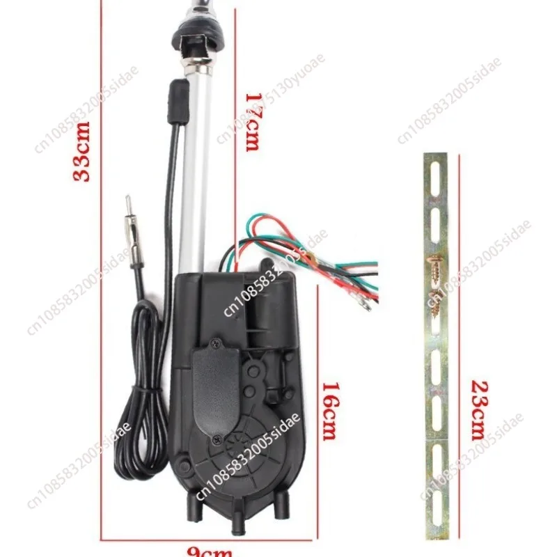 Universal Retractable Car Antenna Auto Retractable Radio Antenna Retrofit Kit 12V External Car Antenna Car Replacement