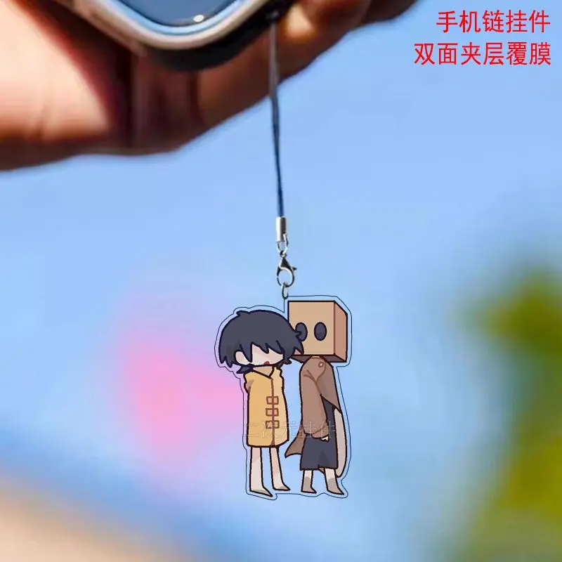 ليتل كوابيس المفاتيح رجل سحر سلسلة للسراويل النسائية مفتاح سلسلة الرجال قلادة حلقة رئيسية مجوهرات للبنات Llaveros هدية