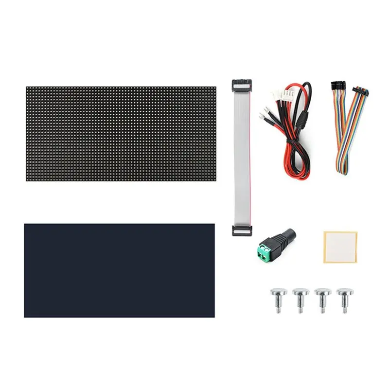 【MUST-HAVE】P3 LED Matrix Panel 64X32 Pixels RGB Full-Color LED Display 192X96mm 1/16 Scan SMD Matrixindoor Screen Billboard