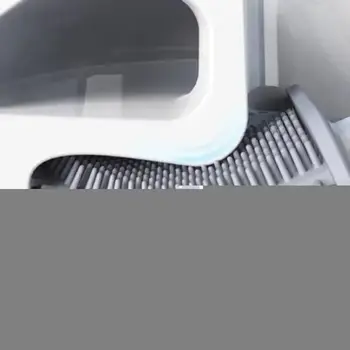 WC kartáč, vodotěsný, se základnou, silikonový WC kartáč s plochou hlavou, flexibilní měkké štětiny s rychleschnoucím držákem 8 nejlepší prodej silikonové toaletní kartáče - №3