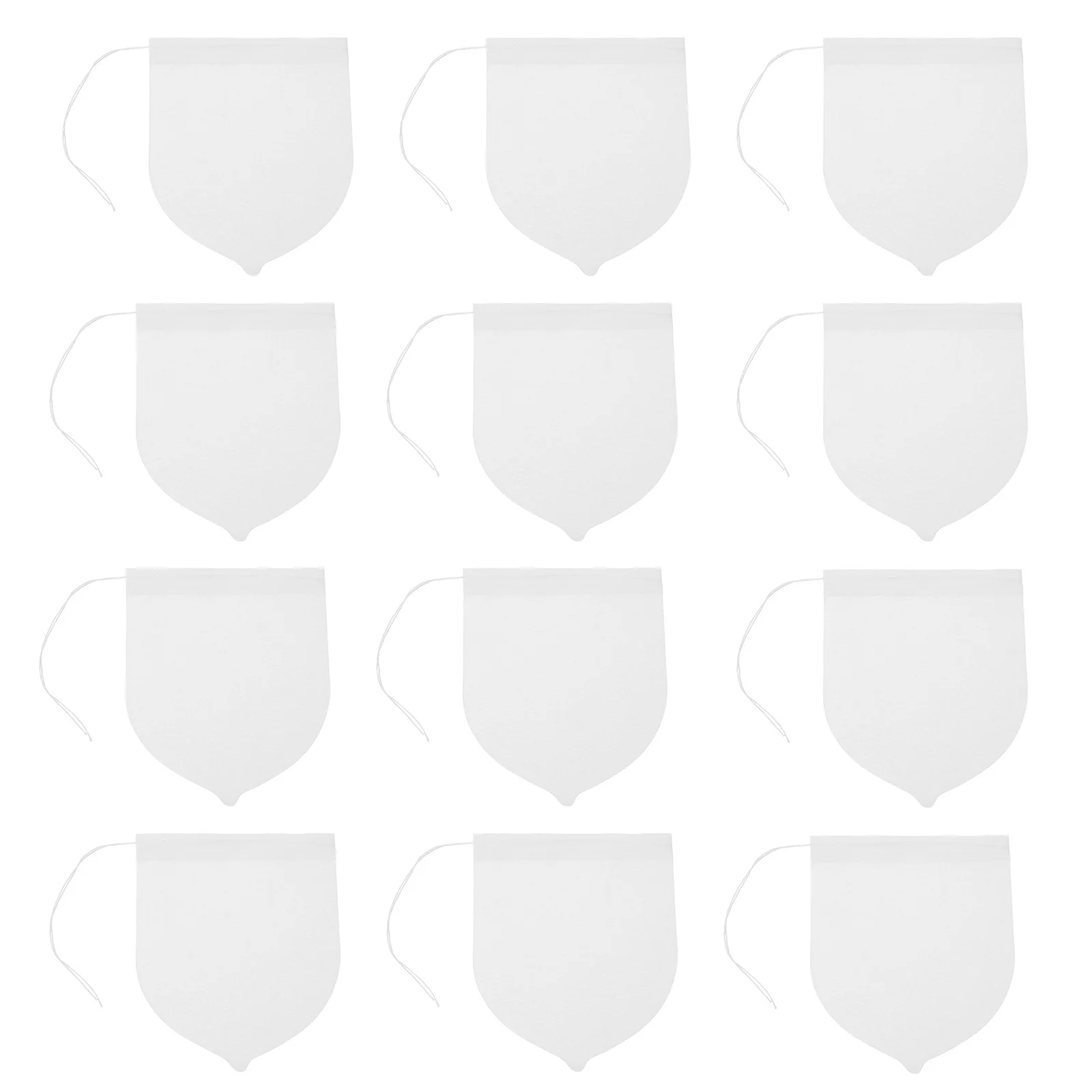 

100Pcs Tea Filter Bags with Drawstring Premium Filter Paper Bags for Loose Leaf Tea Herbal Powder Quick Removal Brew Infuser Bag