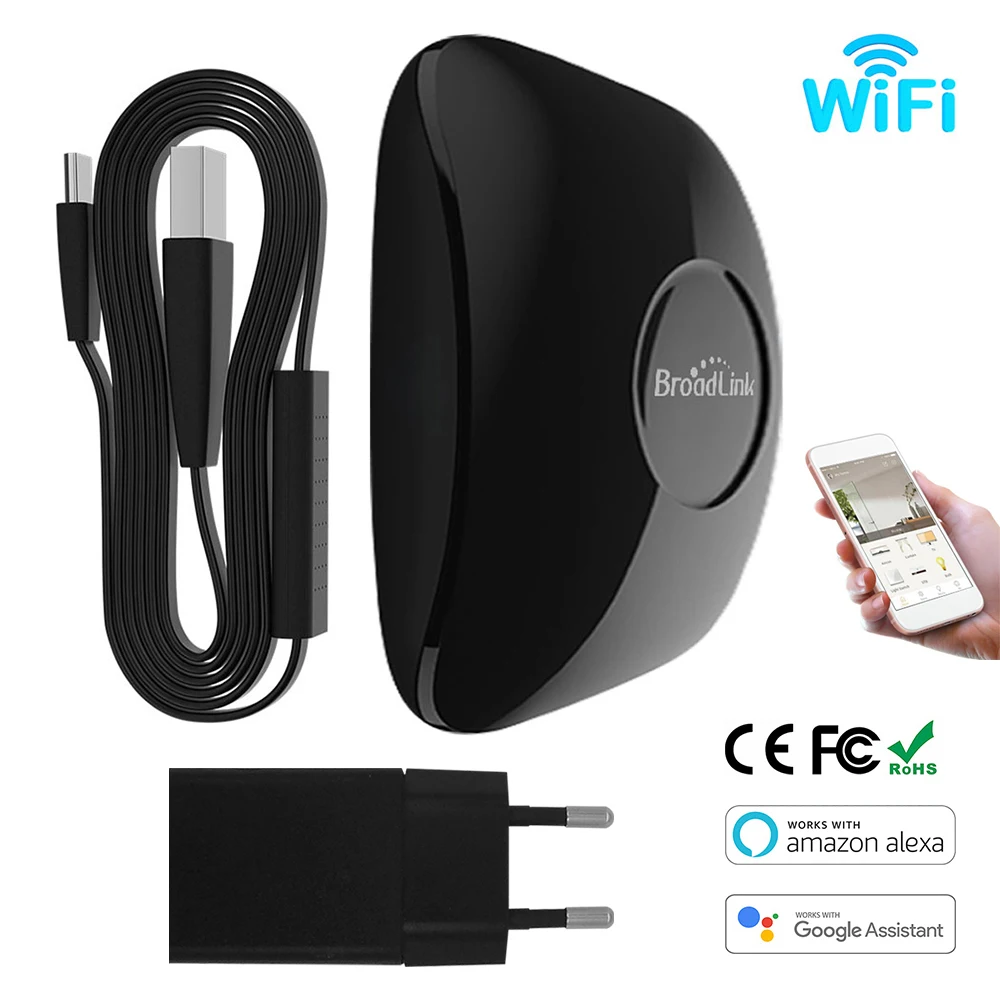 Oryginalny BroadLink RM4 Pro Uniwersalny Pilot IR Zdalnego Sterowania Wifi Inteligentny Przełącznik RF Czujnik HTS2 Współpracuje z Alexa Google Home Assistant