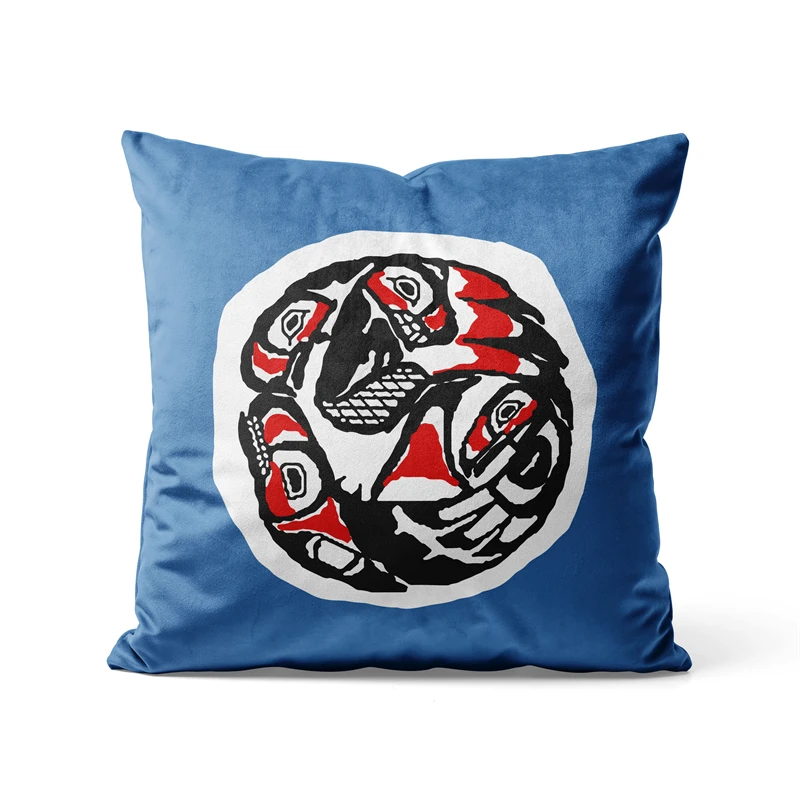 Gaslight Gatekeep Girlboss Haisla Nation Throw Pillow Covers Cushion Cases Pillowcases for Sofa 45cm x 45cm