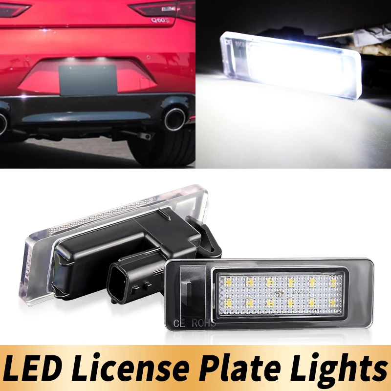 

2 шт. белые светодиодные фонари номерного знака Canbus для Renault Master Box 2014-up Talisman 2015-up Grand Tour 2016-up автомобильные аксессуары