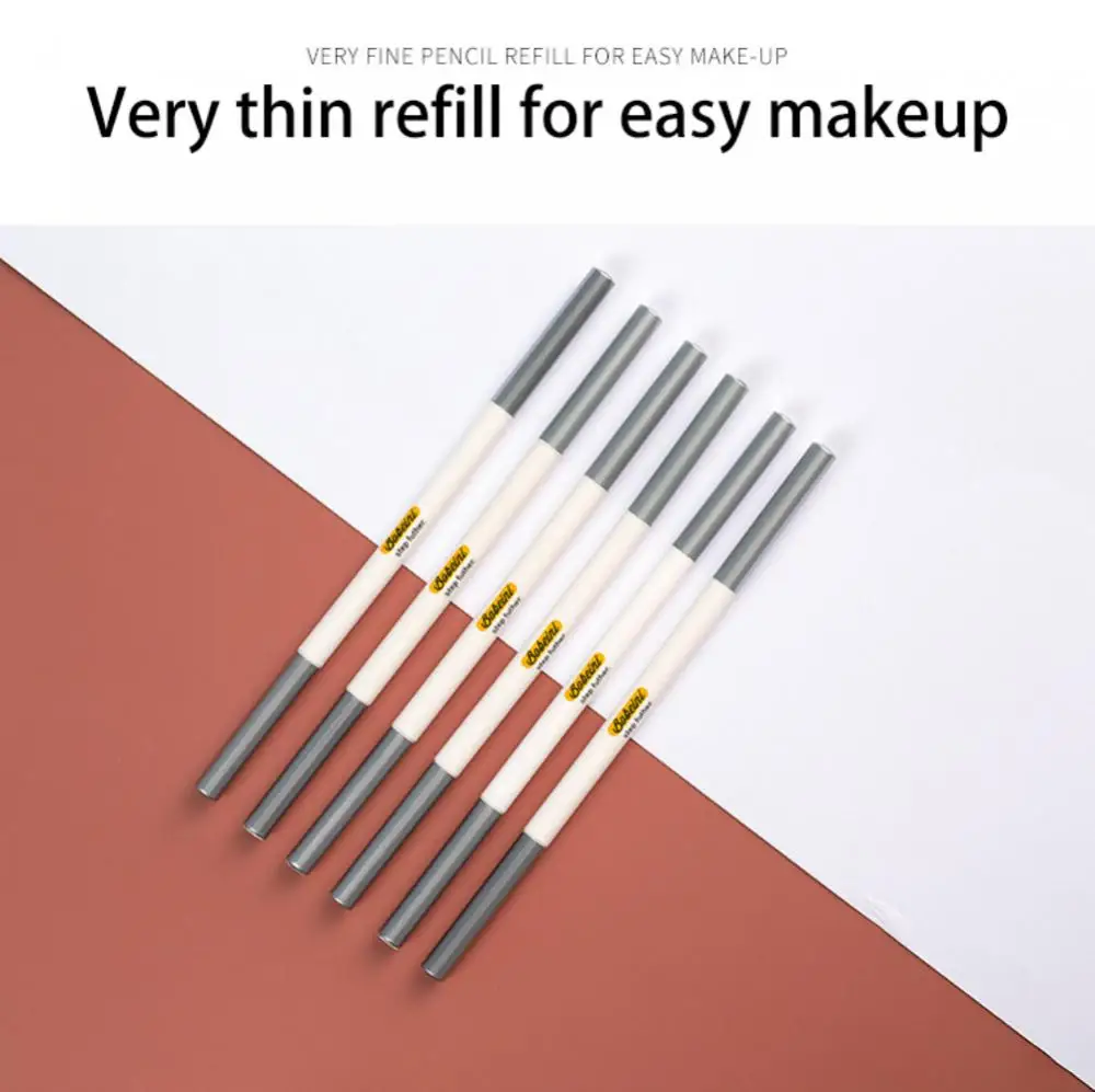 6 Colors Ultra Fine Eyebrows Pencil Waterproof Natural Three-dimensional Carving Knife Wild Eyebrow Pen Lasting Eyes Cosmetics
