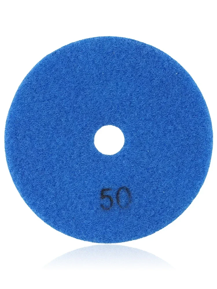 Dia&mond Polishing Pads 4inch Wet Dry Granite Concrete Marble Glass Stone Sanding 2200~4500 RPM Accessory For Wet Grinder