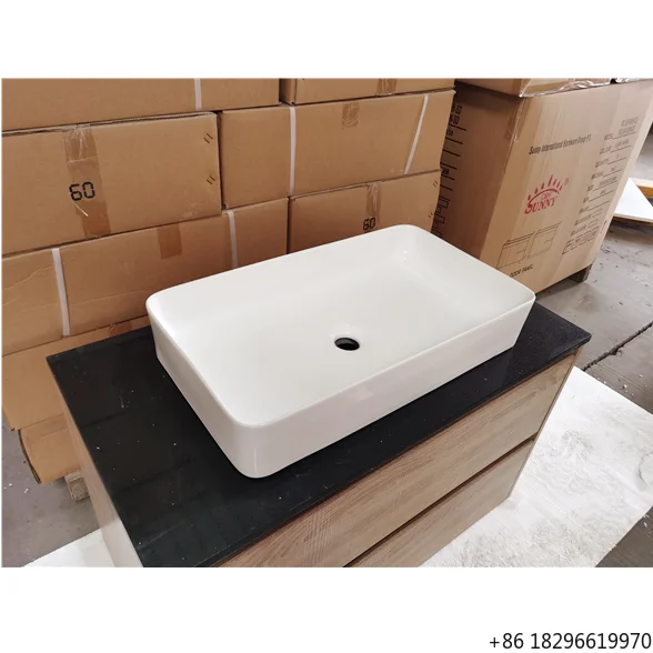 

Luxury Wall Mounted Square Art Wash Basin Toilet Sink Hanging Bowl Bathroom Sink Sets for Hotel