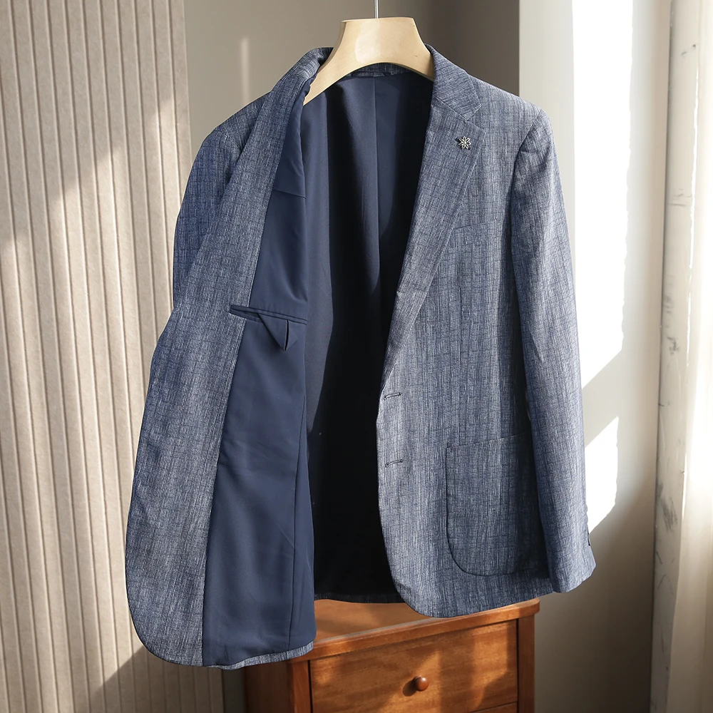 

Busin повседневный весенний костюм Jaet Simptic Stand Fit Long Sve Faion Urban Sle молодежная M верхняя одежда из ткани