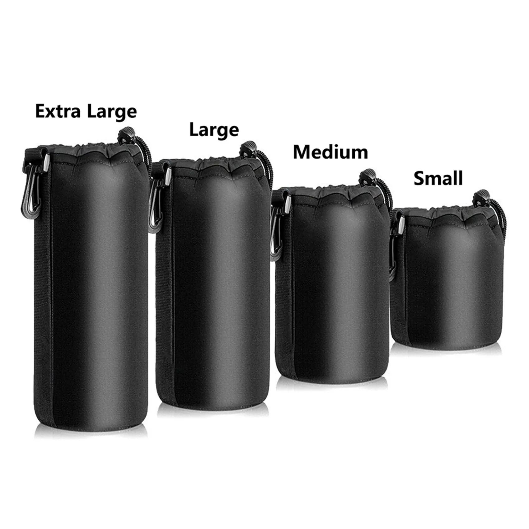 

FULL-8PCS Camera Case Lens Pouch Set Lens Case Small Medium Large And Extra Large For DSLR Camera Lens Bag Pouch Shockproof
