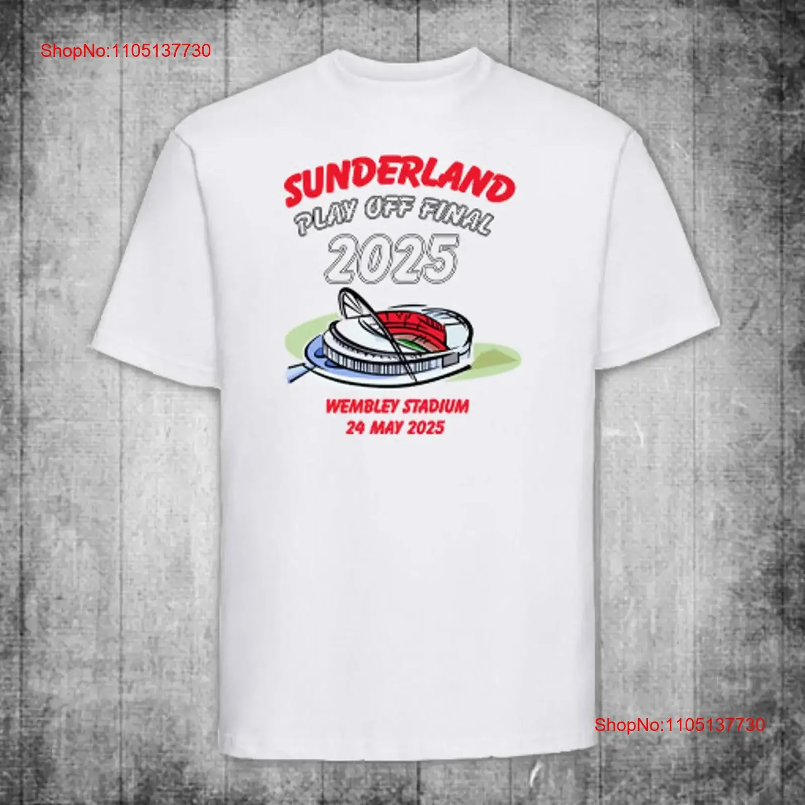 Para fanáticos de SUNDERLAND camiseta Play off Final 2025 Wembley gatos negros camiseta vintage lavada moda ligeramente cómoda elegante