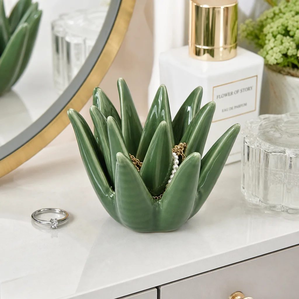 Green Ceramic Aloe Jewelry Rin - Women'S Alo Accessories 评论和价格