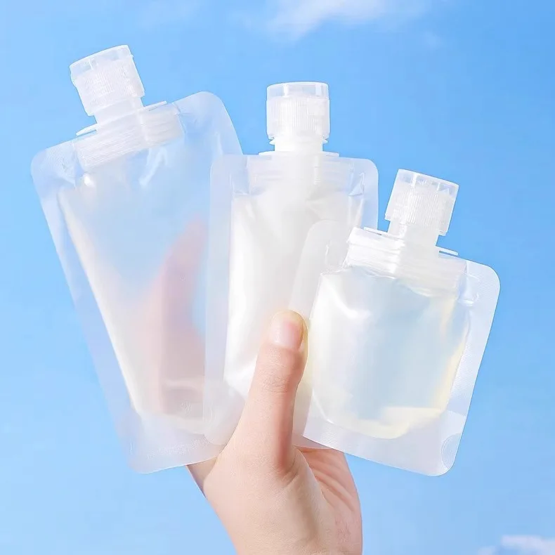 

500Pcs 30/50/100ml Refillable Packaging Bags Travel Essentials Lotion Cosmetics Shampoo Shower Gel Portable Bags Bottles RX