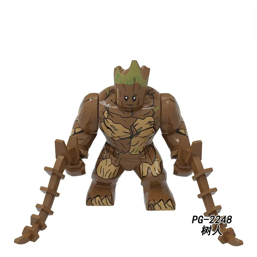 مكعبات بناء مارفل خارقة لشخصية الرسوم المتحركة سبايدر مان ديدبول هالك لبنات البناء هدية لعبة ألغاز للأطفال