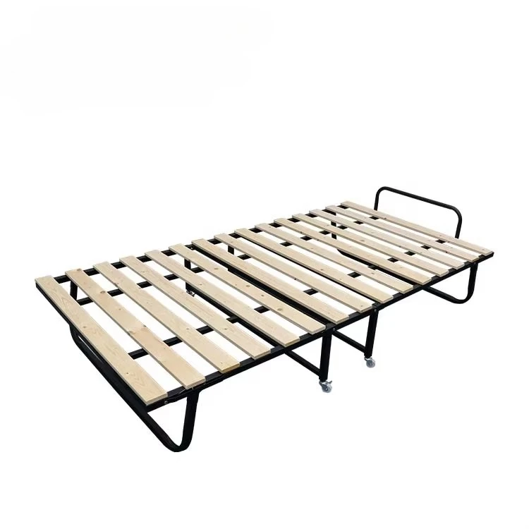 Manufacturer Hot Selling Apartment Bedroom Office Lunch Break Napping Portable 100cm Wide Modern Metal Foldable Eco-Friendly