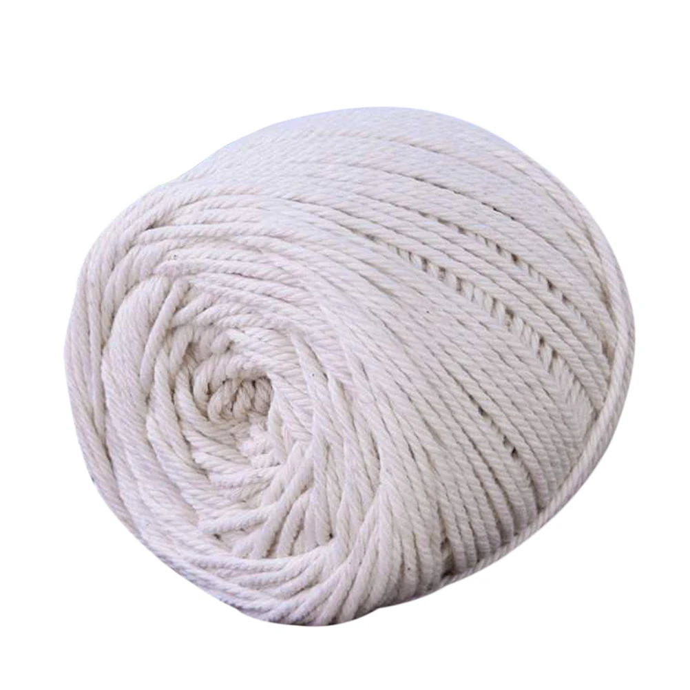 

3Mmx200M Durable Jute Twine Cotton Thick Rope For Diy Handmade Hangers Crafts Decoration Garden Binding Burlap