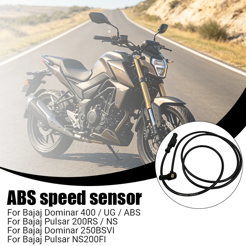 DT402404 Motorcycle ABS Wheel Speed Sensor Fit For Bajaj Dominar 400 Pulsar NS200 200NS Front Rear Wheel Sensor Replacement Part