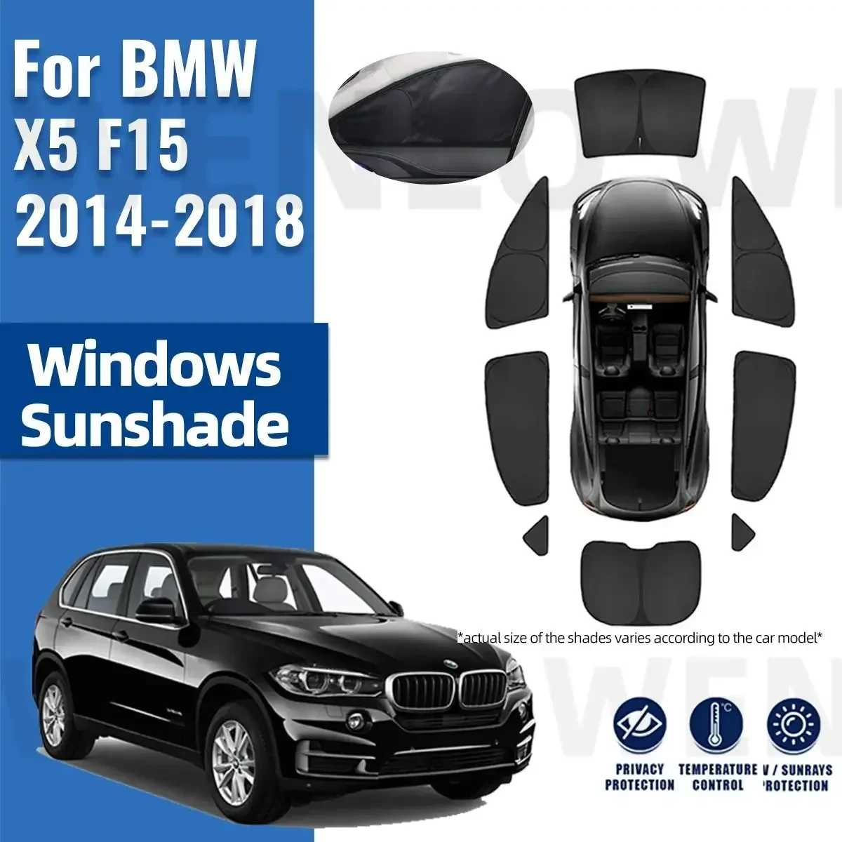 

Автомобильный солнцезащитный козырек для BMW X5 F15 2014 2015 2016 2017 2018