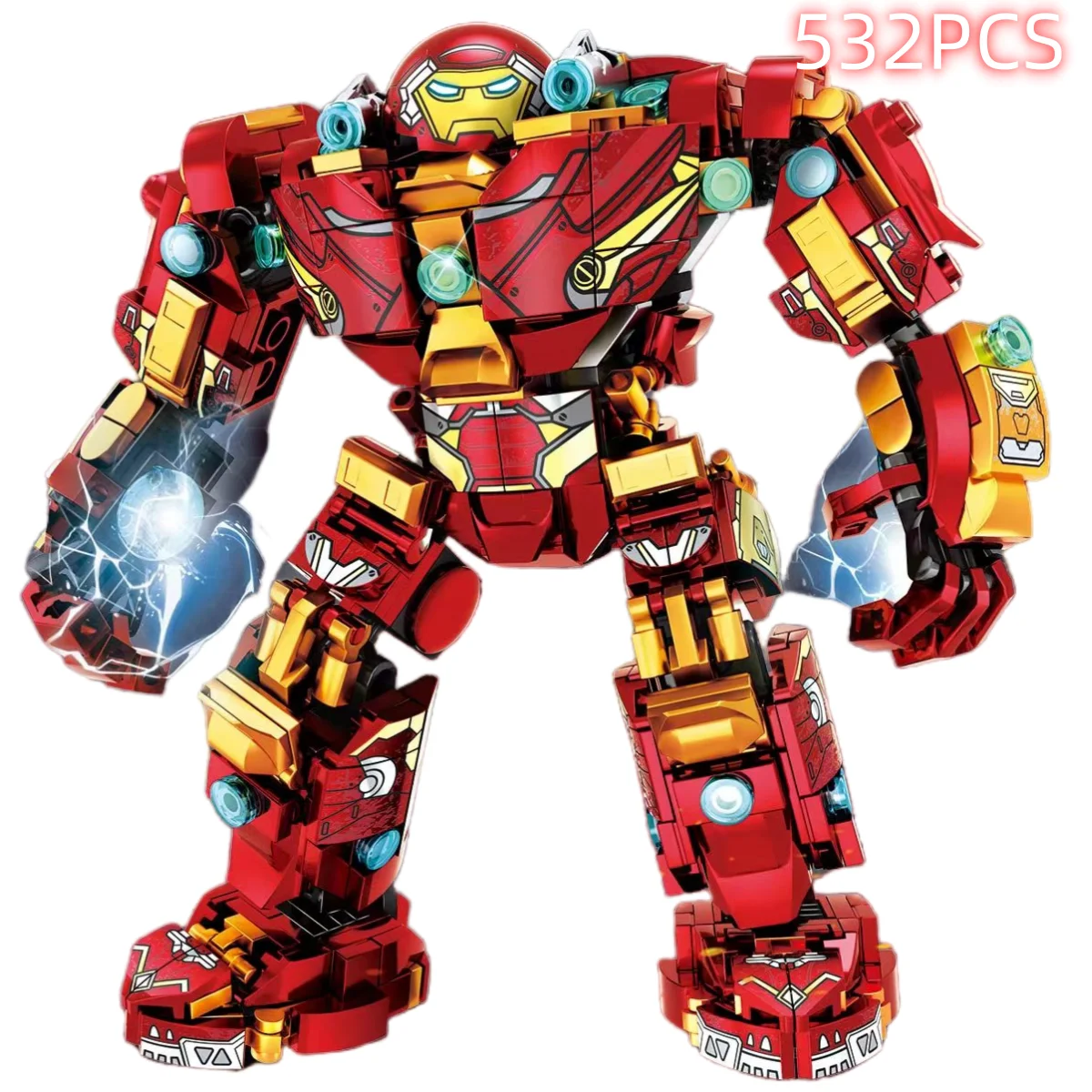 Building Blocks Mini Model Figures Compatible Marvel Spiderman Iron Man Venom Captain Hawk Deadpool Technic Armor City Gift Toys