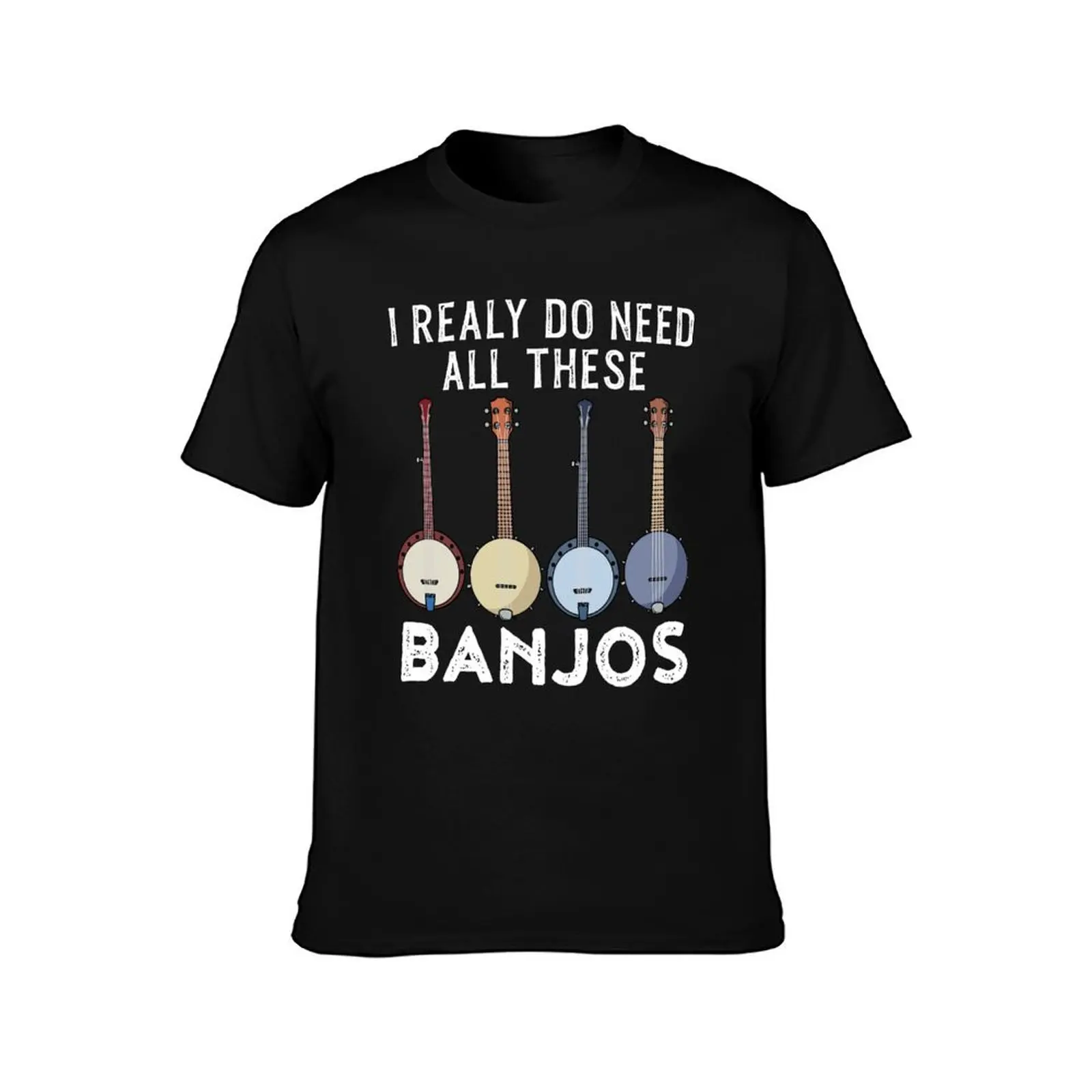 Bluegrass Banjo Shirt Country Music Banjo Gift Stringband T-Shirt Holiday Party for Men T-Shirt