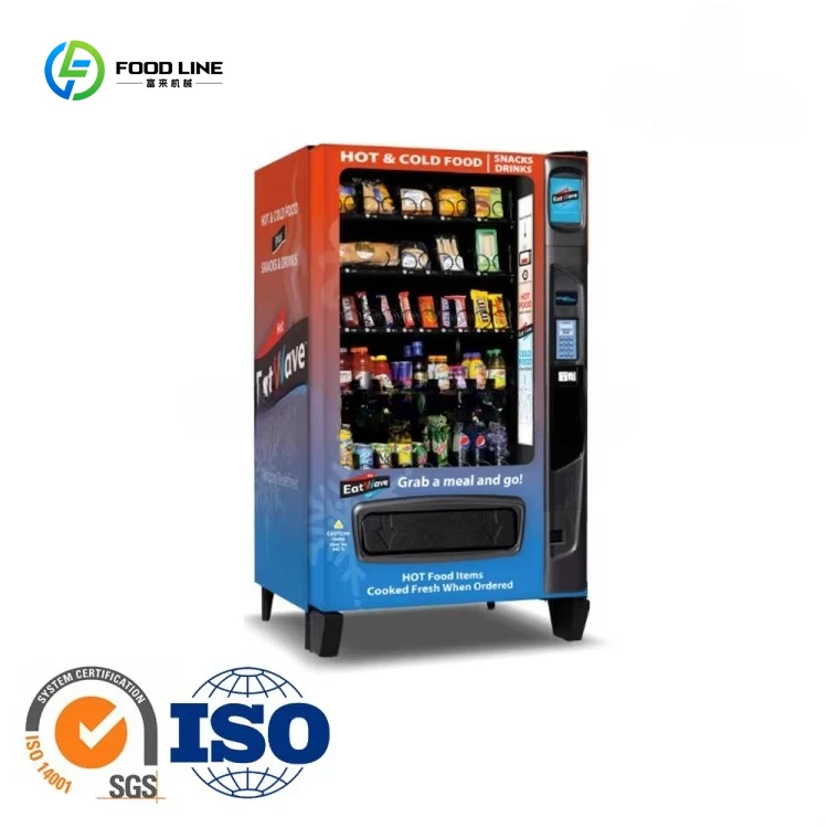 

Оптовая продажа: Торговый автомат с комбинированным ассортиментом закусок и напитков, лифтовая система, умный сенсорный экран, безналичная оплата, коммерческий киоск