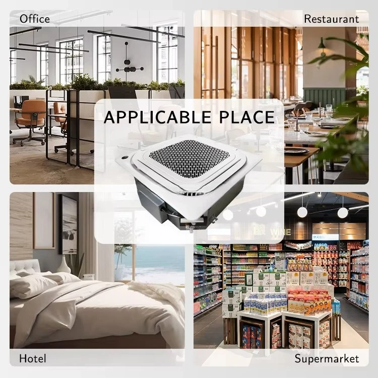 التحكم المتقدم في المناخ للمساحات الكبيرة، وحدة ملف المروحة المبردة بالماء ذات 8 اتجاهات #3