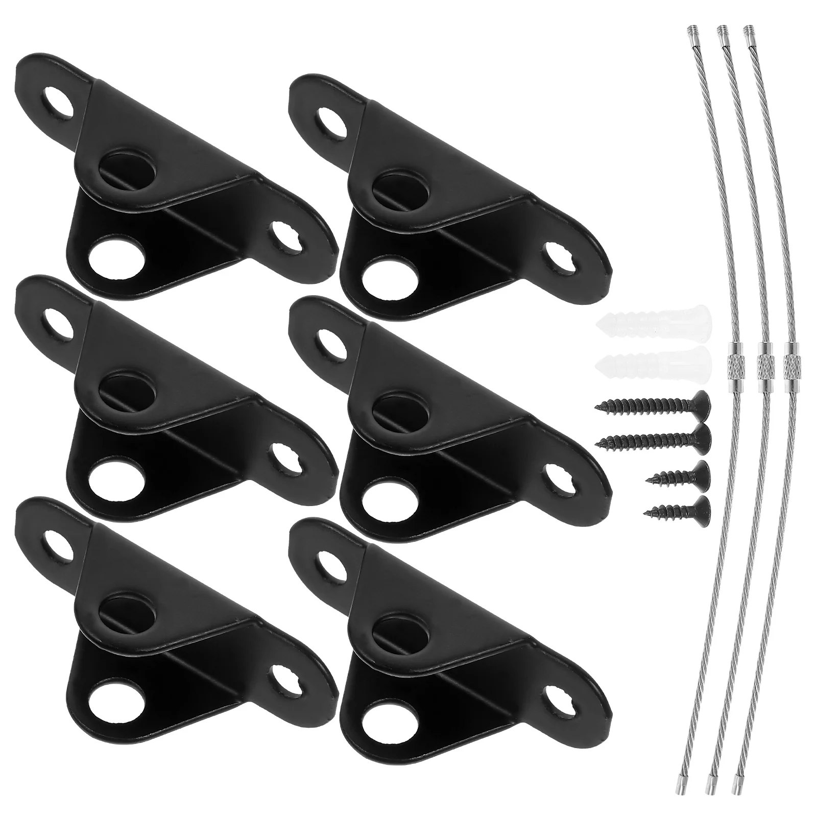 

3 set Anti Tip Furniture Straps Heavy Duty Wall Anchors For Cabinet Bookshelf Dresser Artwork Child Safety Proofing Kit