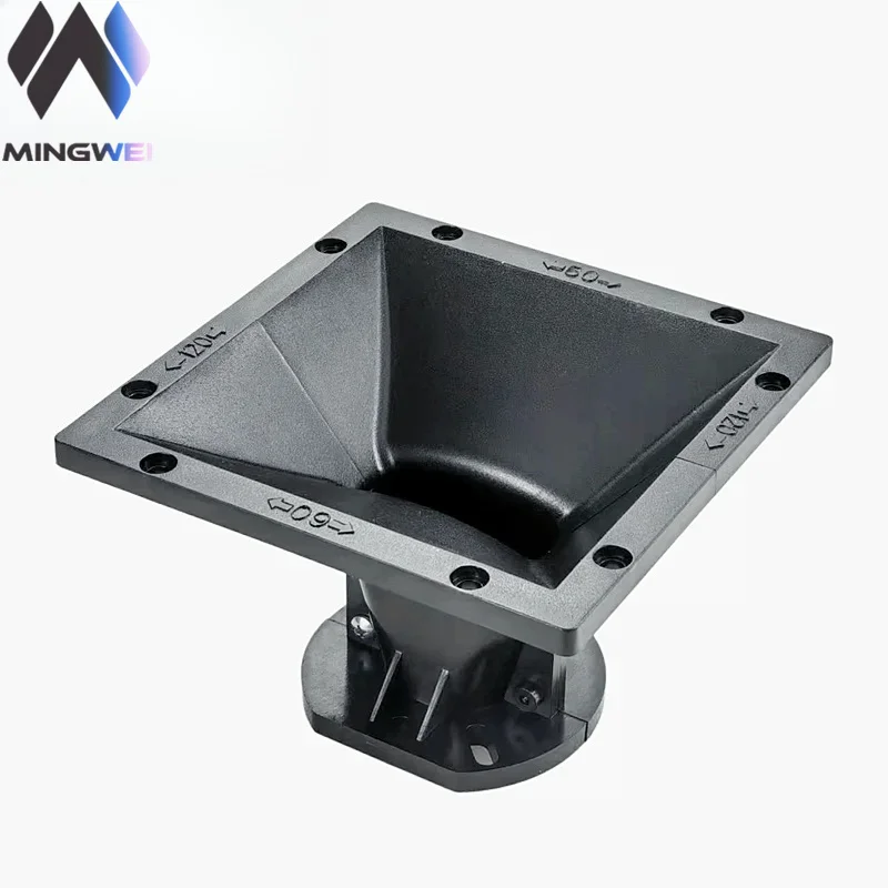 Cabinet Horn 1 Inch for Full Range Cabinet Compression Driver 153*153*105 120x60 HxV Dispersion Speaker Accessory
