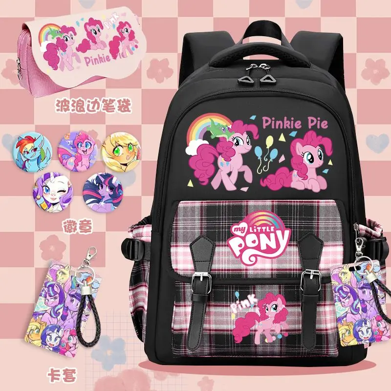 

My Little Pony Twilight Sparkle Rainbow Dash детская школьная сумка аниме большой вместительный рюкзак с героями мультфильмов канцелярские принадлежности подарок для девочки