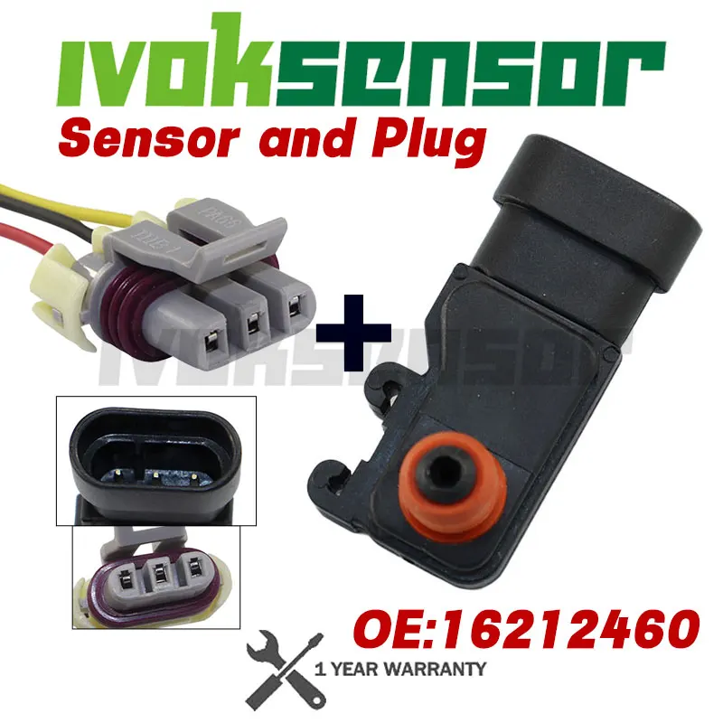 

1 комплект 16212460 28074365 98131025 90063543 12614970 для Daewoo Leganza Nubira Rezzo для Chevrolet Lumina Vivant MAP Sensor