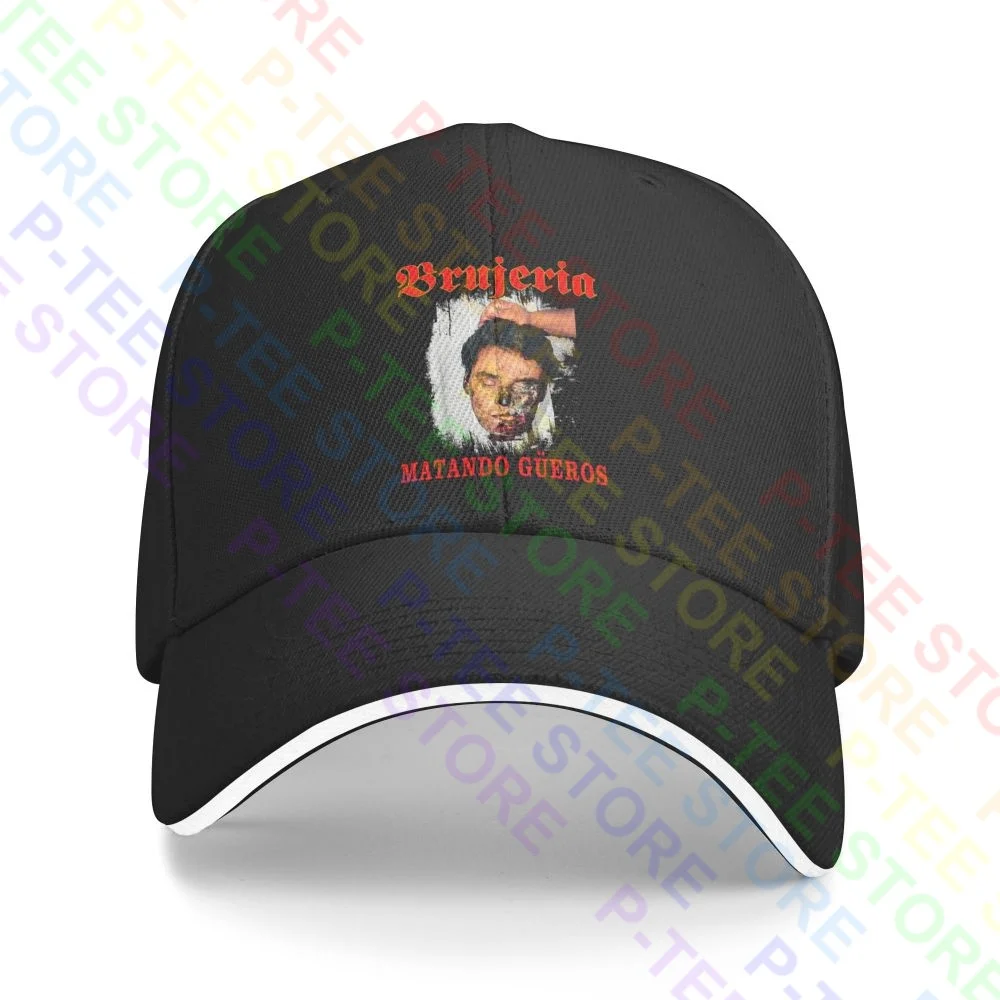 Brujeria Matando Gueros Anvil Death Metal Band Sandwich Cap Baseball Cap Trucker Hat Pop Hip Hop Best Seller