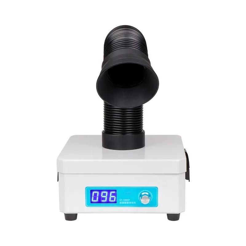 Compact Industrial Desktop Solder Smoke Purifier Fast Fume Extractor for Soldering Iron Welding Tin Dust Cleaner Bench Top Air