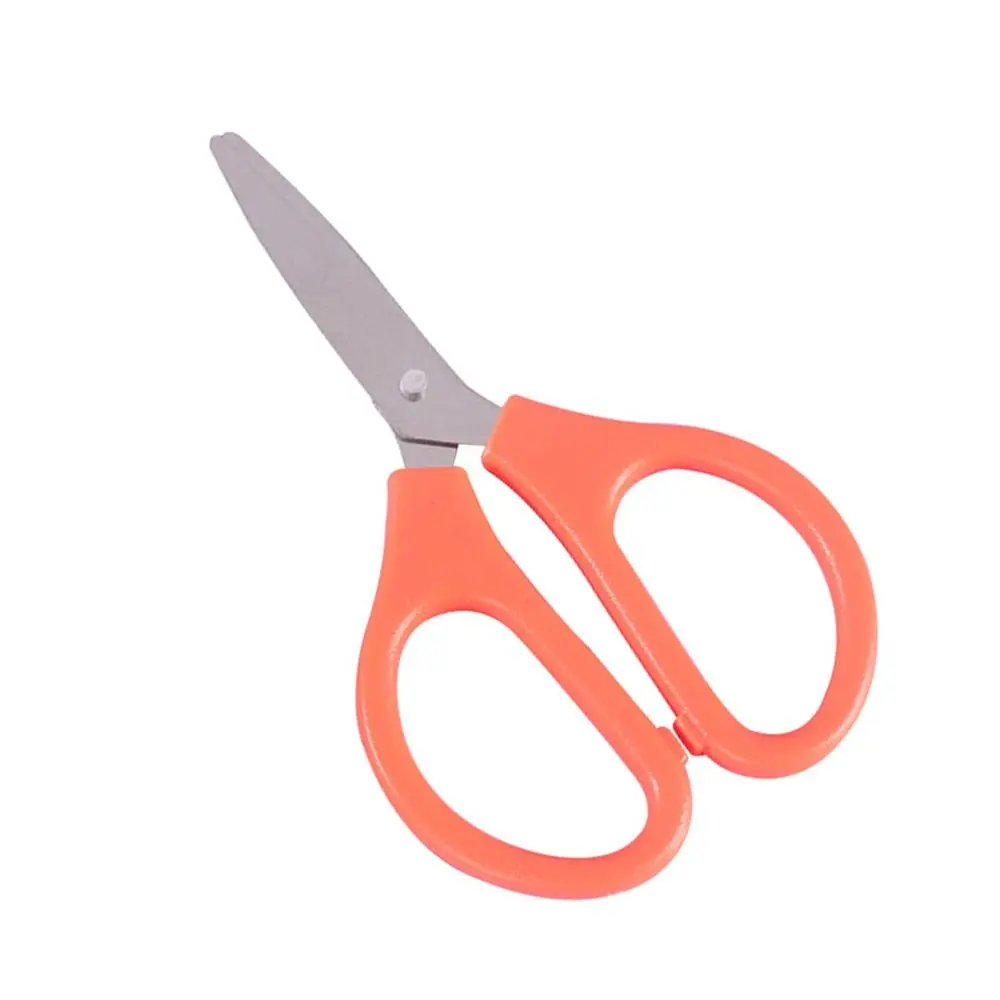 Portable Safe Mini Scissor Paper Work Handwork Mini Pocket Scissors Stainless Steel Small Paper Cutter Office School