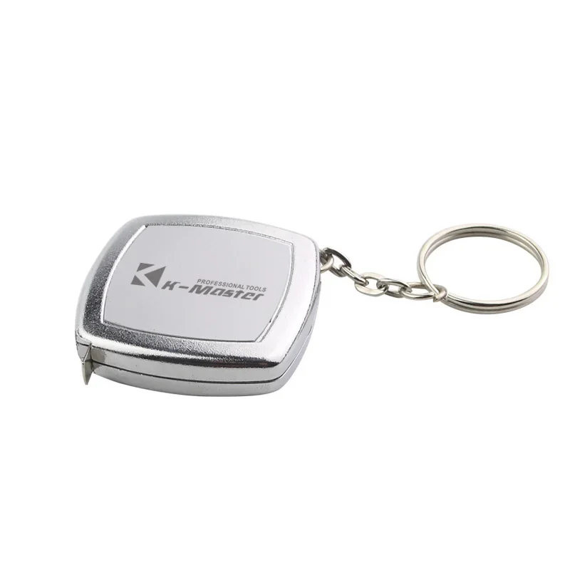 2 Meters Mini Tape Measure Key Ring Small Steel Tape Measure Portable Compact Pocket-Sized Carry around Tool