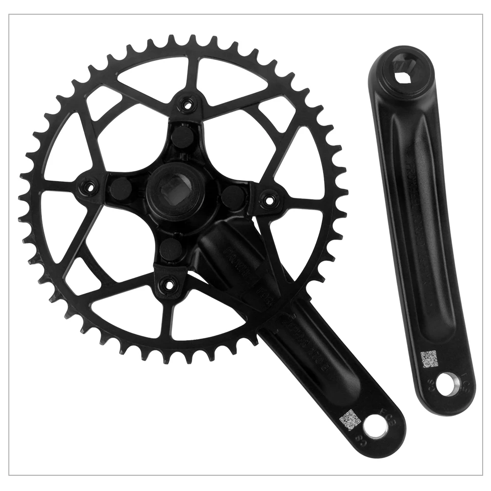 Prowheel MTB Kurbelgarnitur 170 175mm Mountainbike Vierkantloch-Kurbelsatz 32T-52T 104BCD Narrow Wide Kettenblatt Fatbike Kettenrad – Detail 23