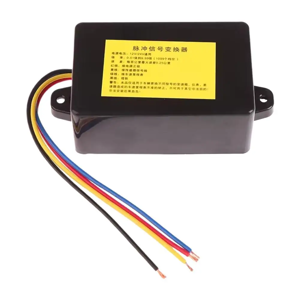 

Pulse Signal Converter 12V/24V Digital Display Speed Pulse Frequency Signal Transmitter for Truck, Generator Speed Measurement
