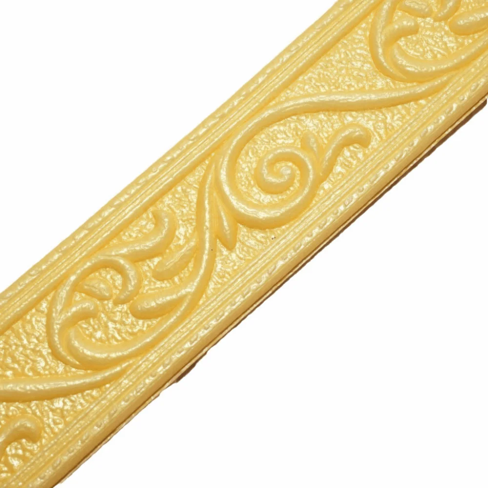 3D Sticker Wall Trim Line Waterproof Baseboard Wallpapers Skirting Border Home Decoration Self Adhesive Wall Sticker
