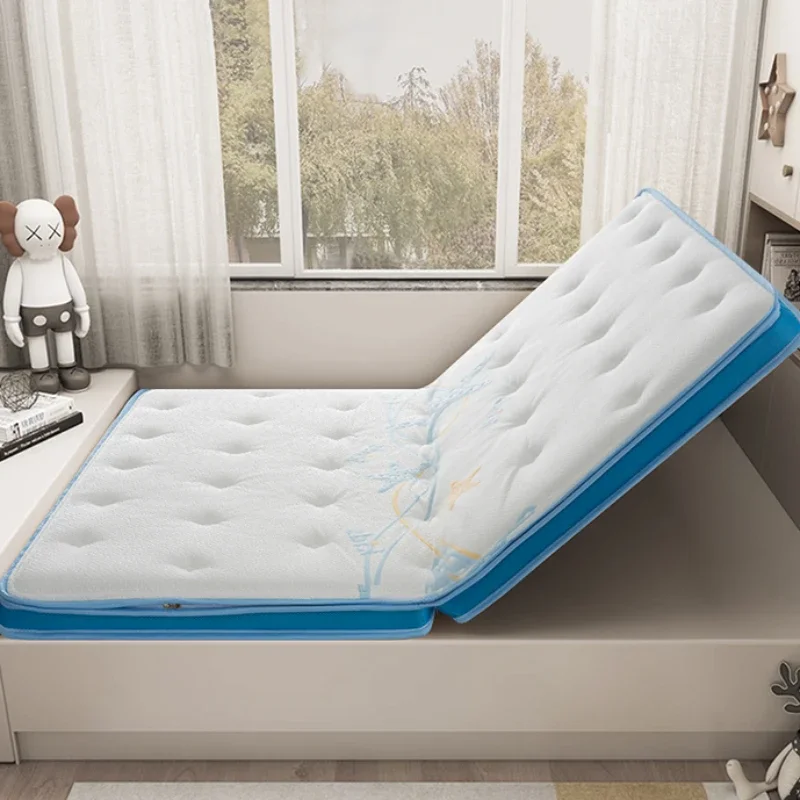 Colchão dobrável moderno de látex, colchão duplo de designer para quarto infantil, móveis para casa