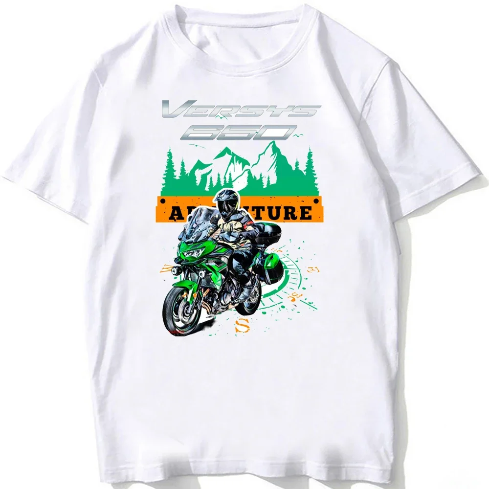 Versys 650 Adventure Motorcycle Riding T-Shirt I'am A GS Overlander T Shirt Men White Casual Tops Hip Hop Sport Cool Boy Tees