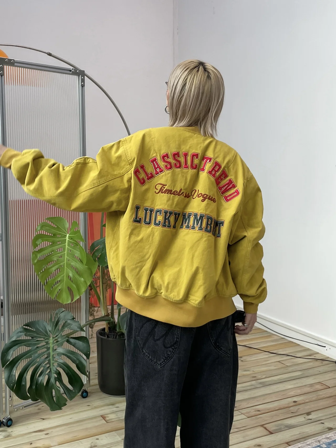 

MMBBT, женский топ из хлопка с вышивкой букв и вышивкой, осень-зима 202, новый тяжелый уличный топ