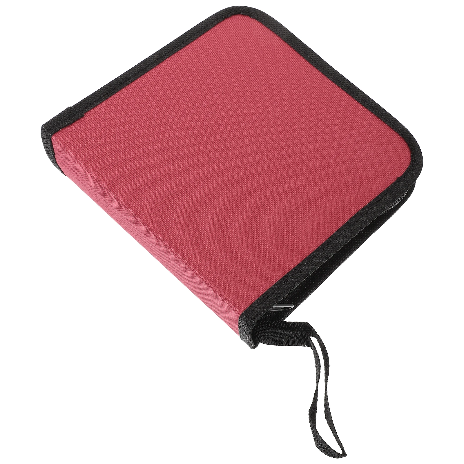 

Zippered Portable Cd Storage Case Oxford Cloth Dvd Bag Holder Disc Organizer For Gamers Movie Lovers Lightweight