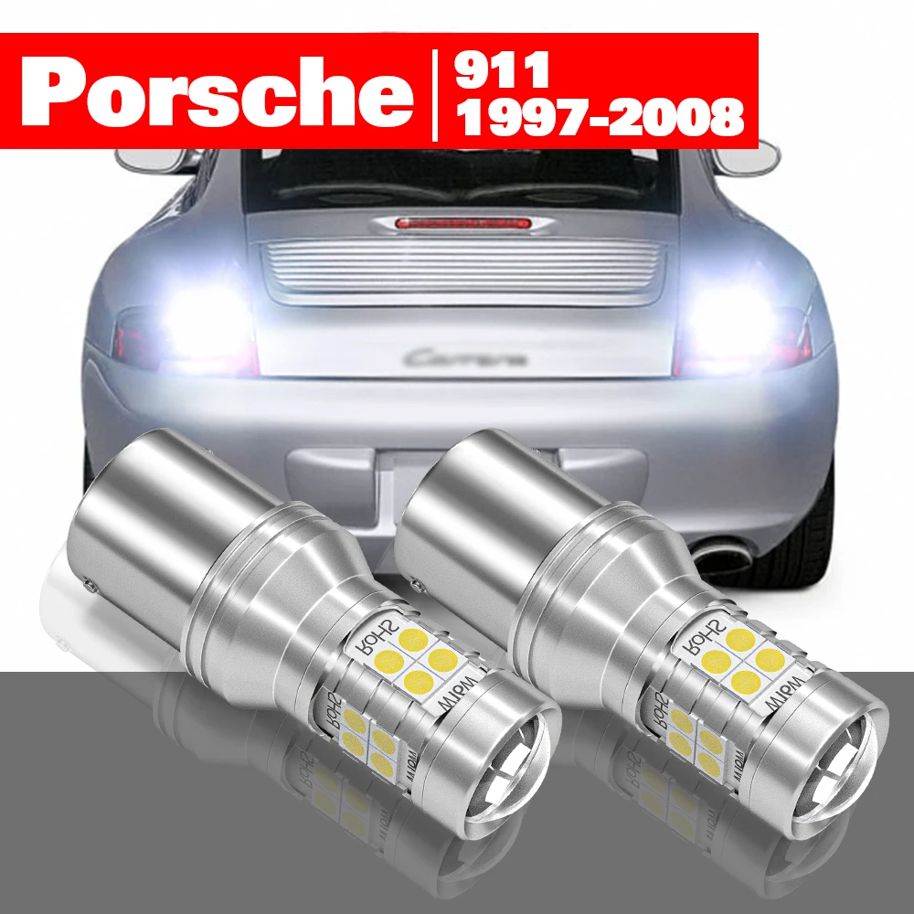 

For Porsche 911 1997-2008 Accessories 2pcs LED Reverse Light Backup Lamp 1999 2000 2001 2002 2003 2004 2005 2006 2007