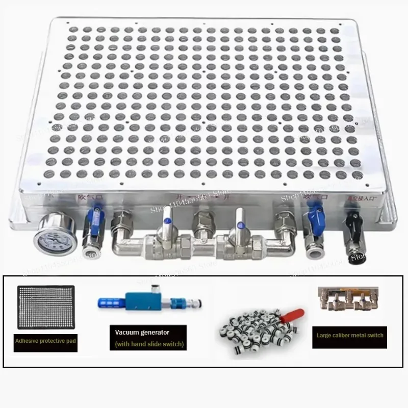 CNC Multi-Point Porous Vacuum Suction Cup Strong Adsorption Non Sealing Strip Anti Blocking Isolation Type