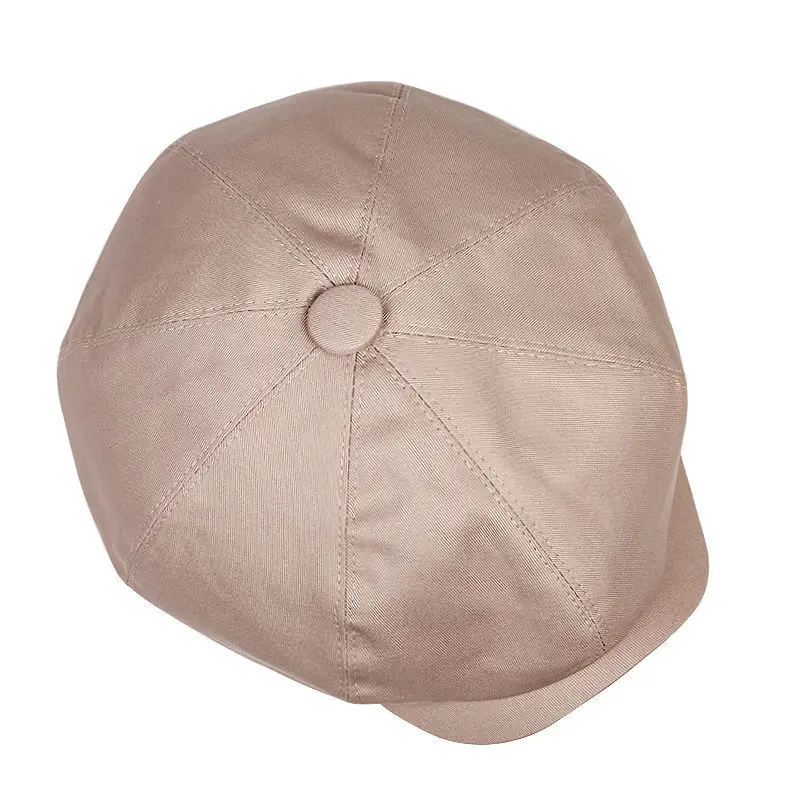 Newsboy-Hüte für Herren, flache Kappe, Baumwolle, verstellbar, atmungsaktiv, Irish Cabbie Ivy Driving Hunting Hat – Detail 6